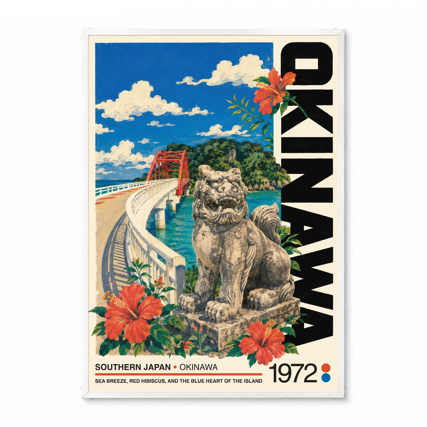 「OKINAWA 1972」トラベルポスター