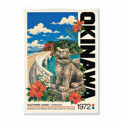 「OKINAWA 1972」トラベルポスター