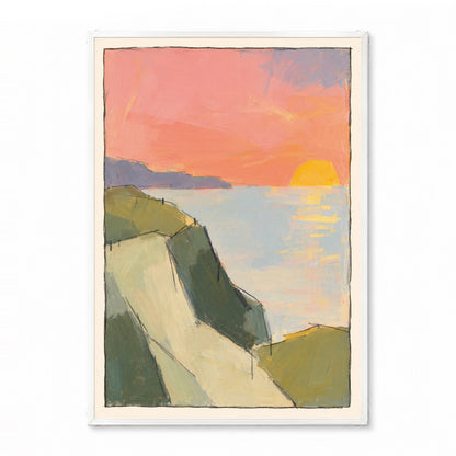 「CLIFF SUNSET」ランドスケープアートポスター