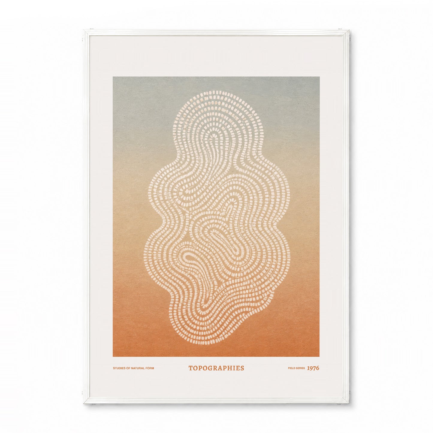 「TOPOGRAPHIES 1976」サイエンスアートポスター