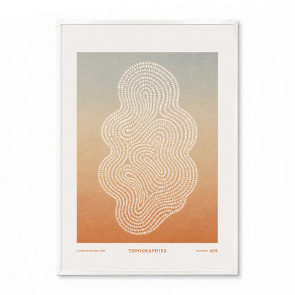 「TOPOGRAPHIES 1976」サイエンスアートポスター