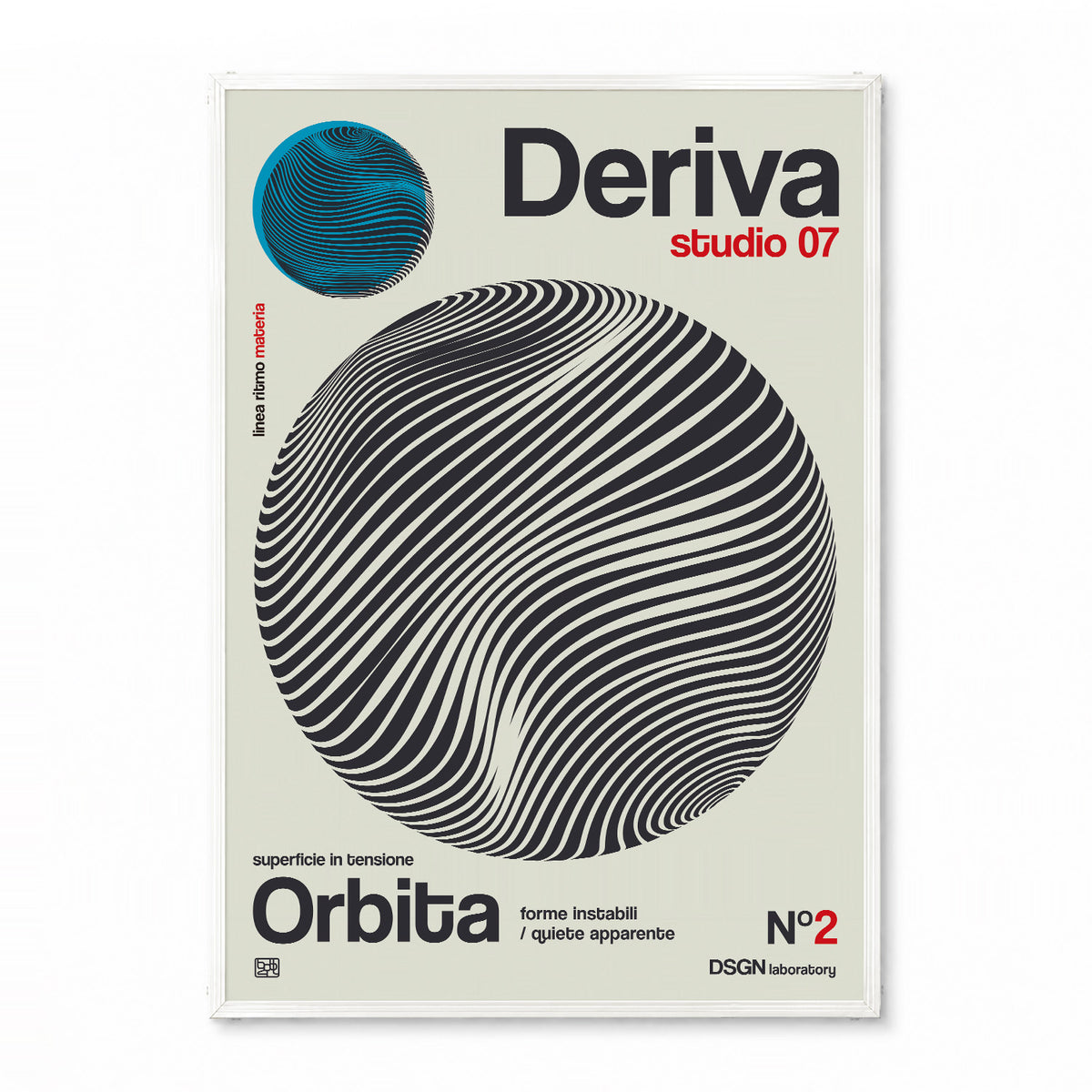 「Deriva Orbita No.2」グラフィックアートポスター