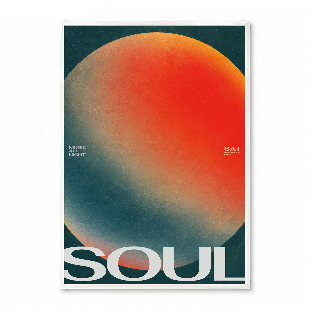 「SOUL」ヴィンテージミュージックポスター