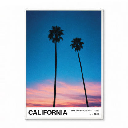 「CALIFORNIA Blue Hour」トラベルフォトポスター