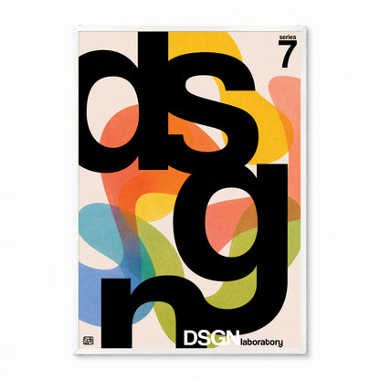 「DSGN Laboratory Series 7」グラフィックアートポスター