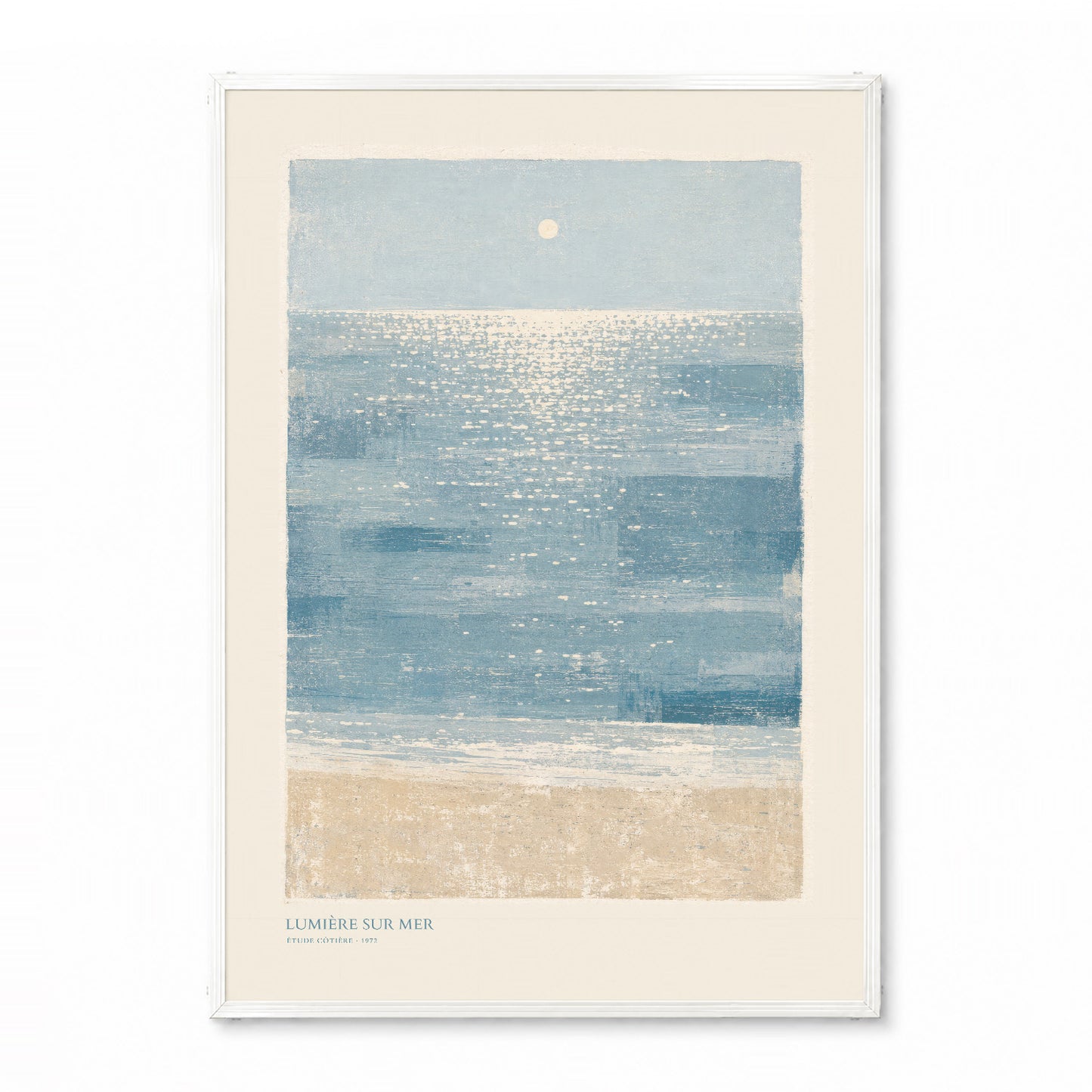 「LUMIÈRE SUR MER」アートプリントポスター