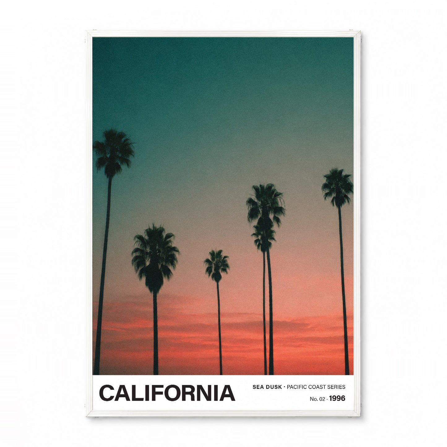 「CALIFORNIA Sea Dusk」トラベルフォトポスター