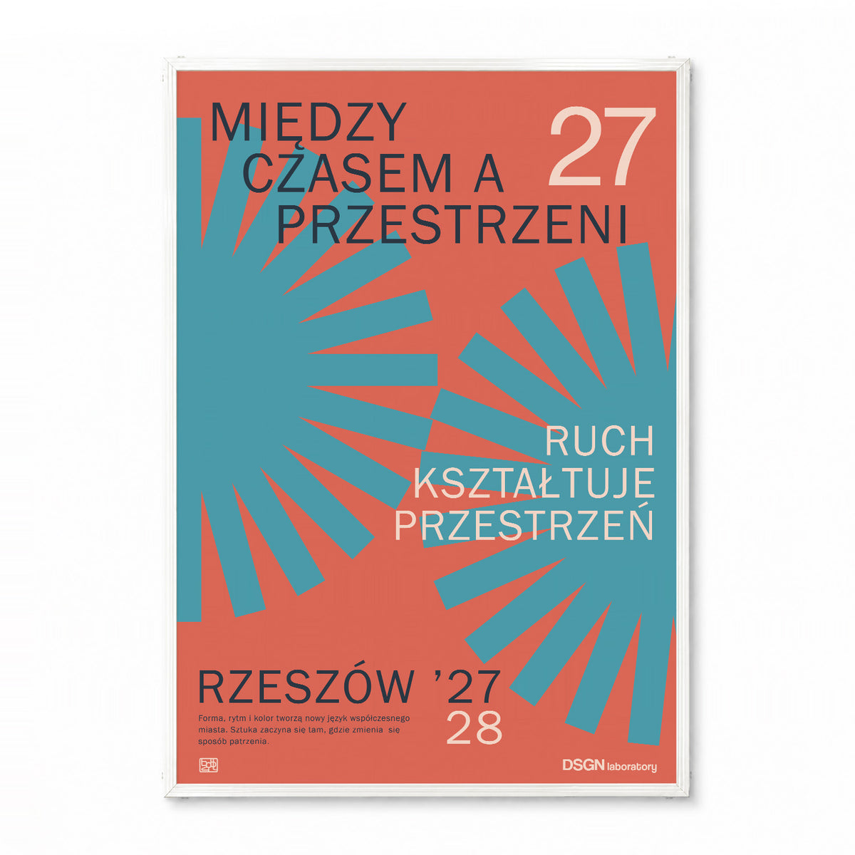 「MIĘDZY CZASEM」グラフィックアートポスター