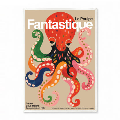 「LE POULPE FANTASTIQUE」グラフィックアートポスター