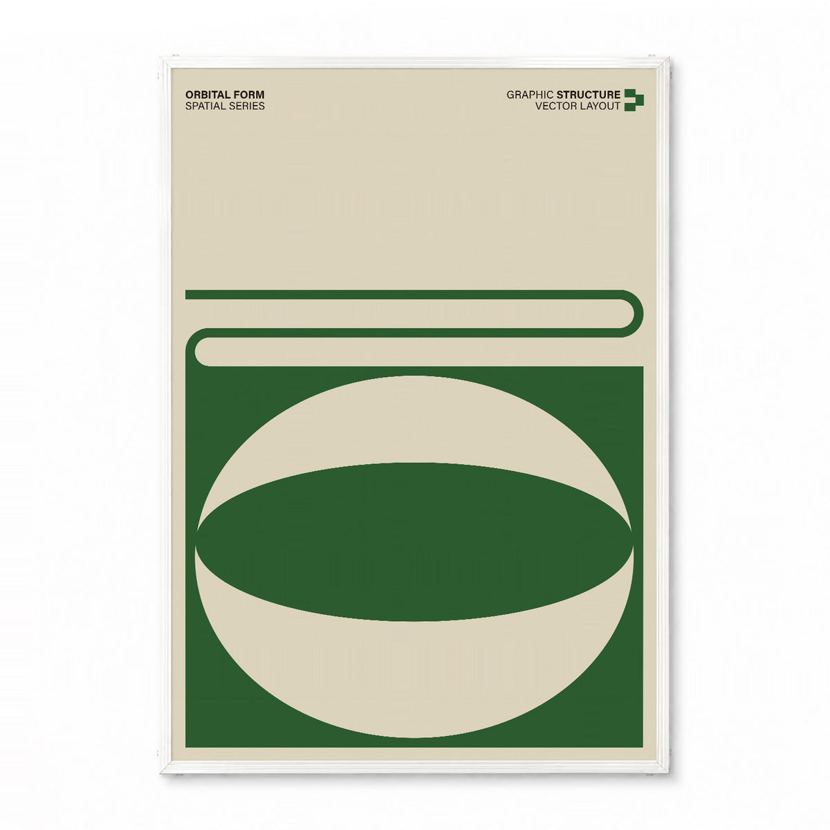 「ORBITAL FORM」グラフィックアートポスター