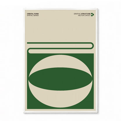 「ORBITAL FORM」グラフィックアートポスター