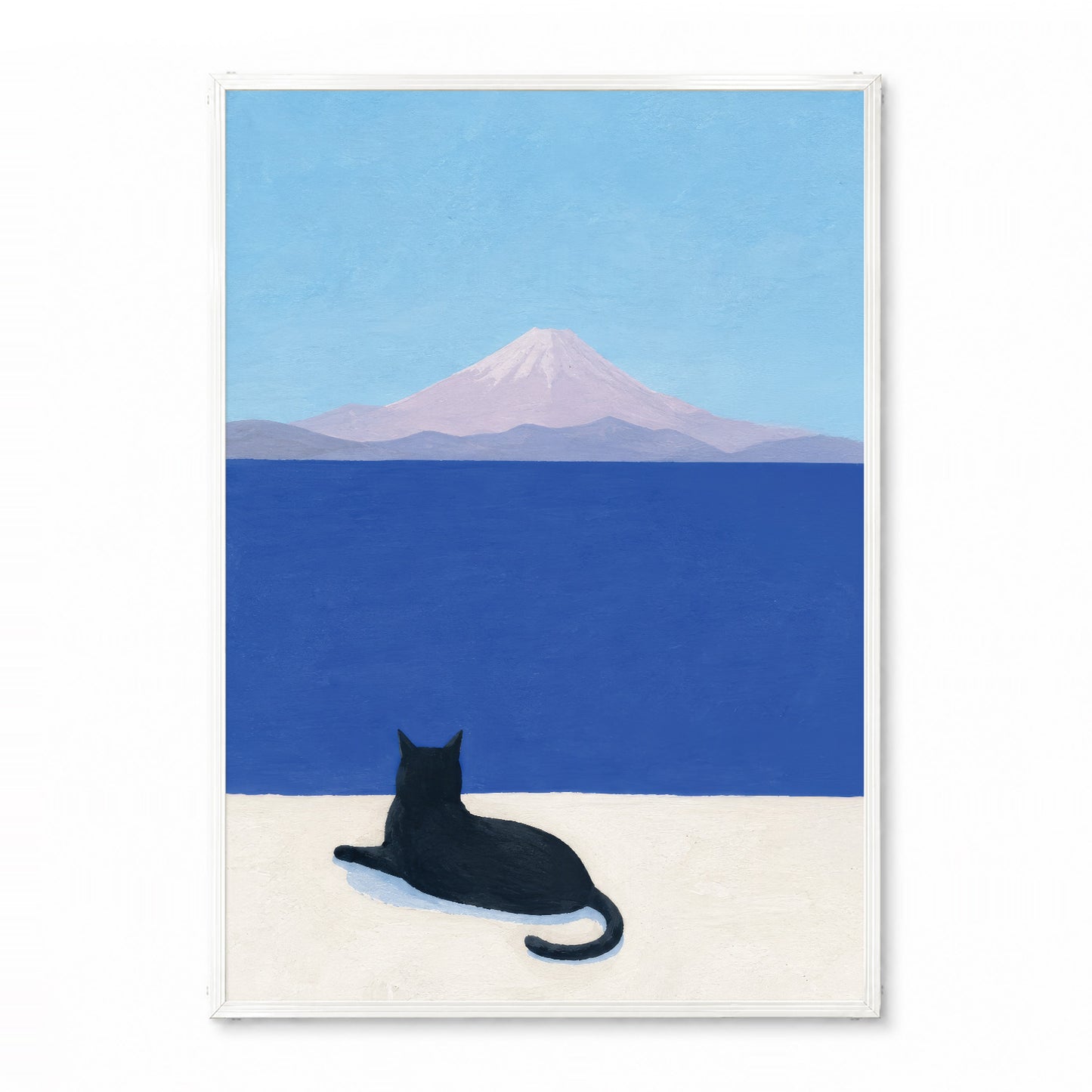「Cat & Fuji」キャットアートポスター