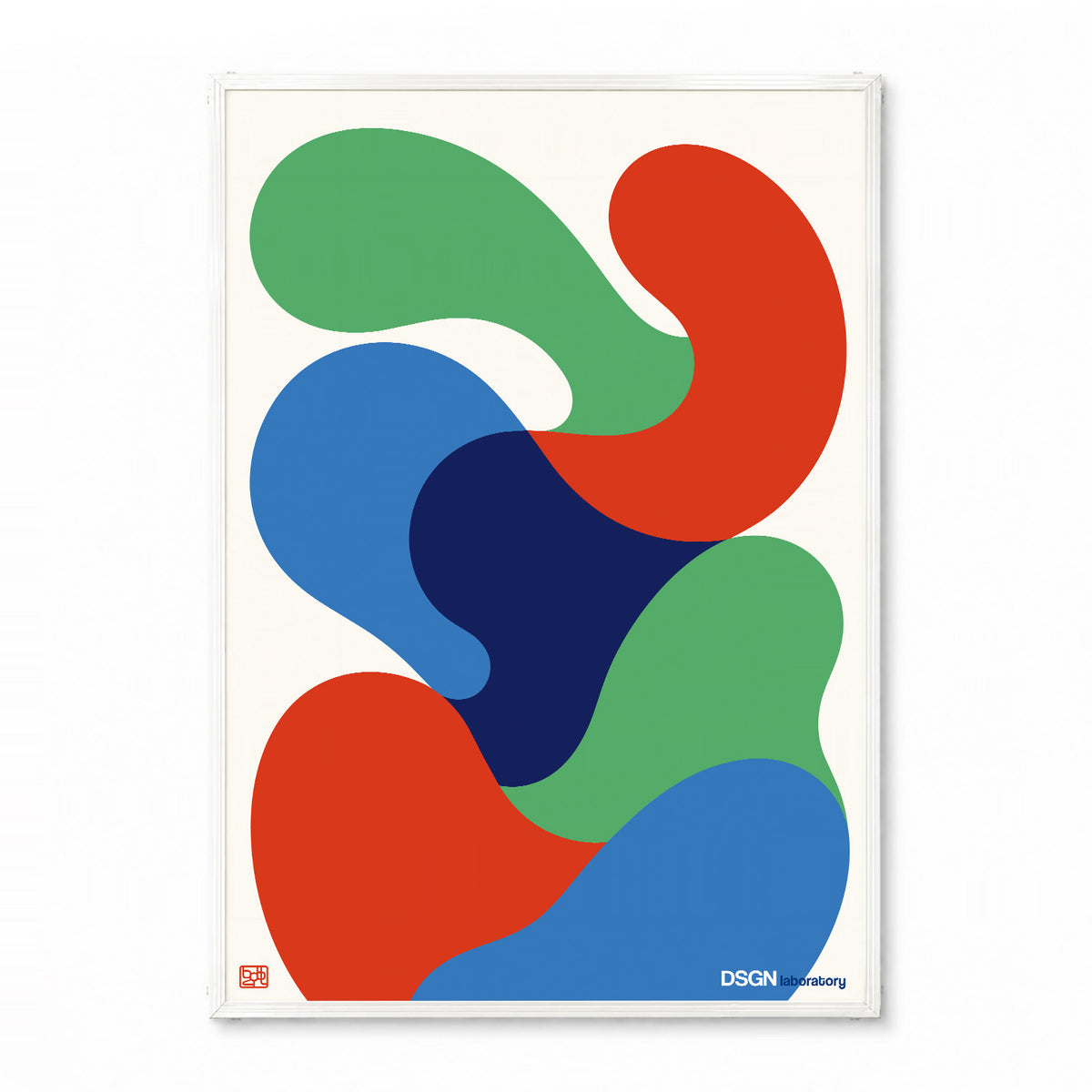 「DSGN Laboratory Blobs」グラフィックアートポスター