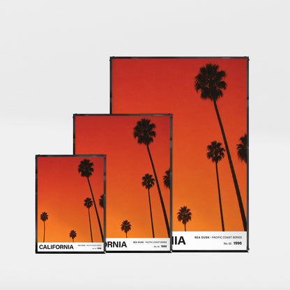 「CALIFORNIA Golden Hour」トラベルフォトポスター