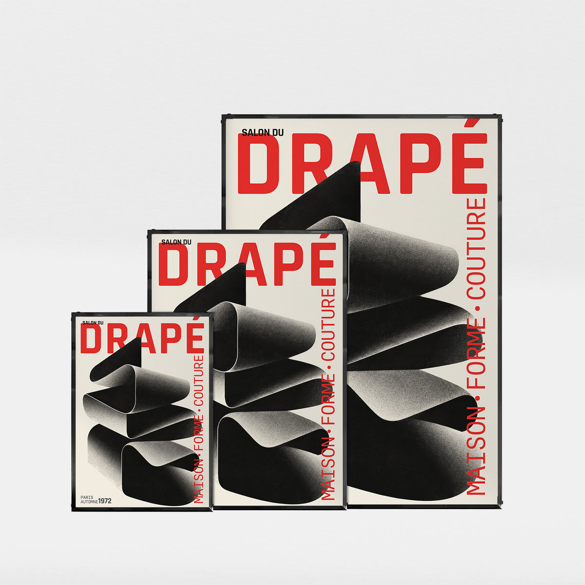 「SALON DU DRAPÉ」ヴィンテージファッションポスター