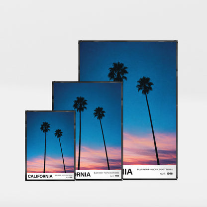 「CALIFORNIA Blue Hour」トラベルフォトポスター