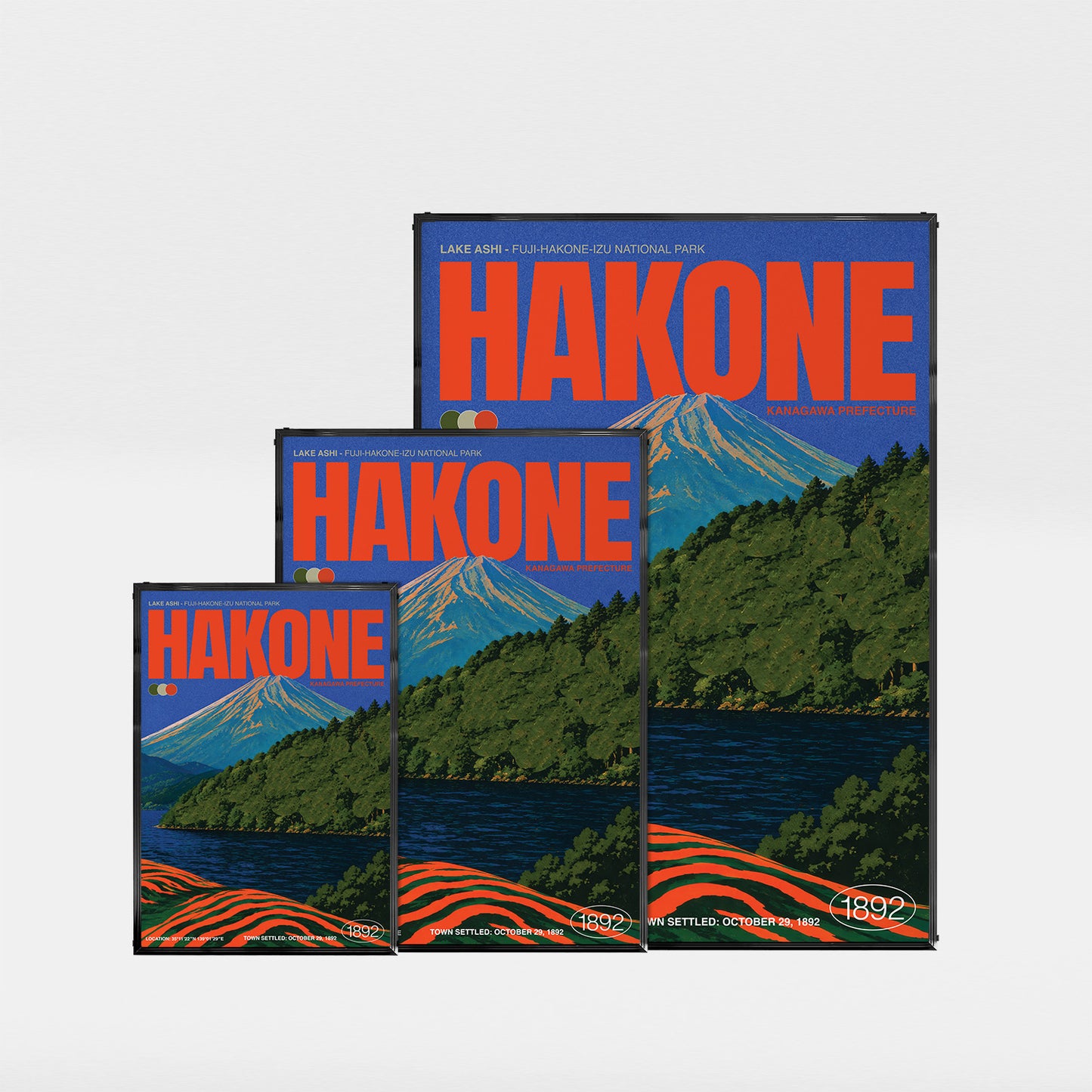 「HAKONE 1892」ヴィンテージトラベルポスター
