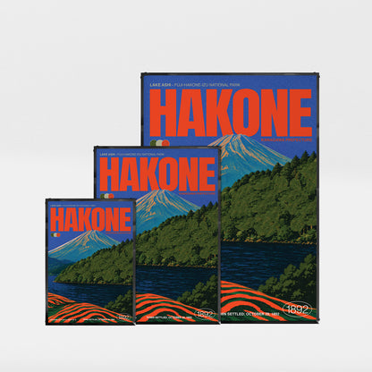 「HAKONE 1892」ヴィンテージトラベルポスター
