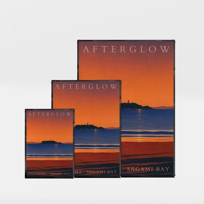 「AFTERGLOW Enoshima」トラベルポスター
