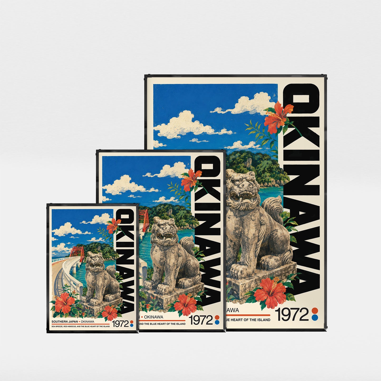 「OKINAWA 1972」トラベルポスター