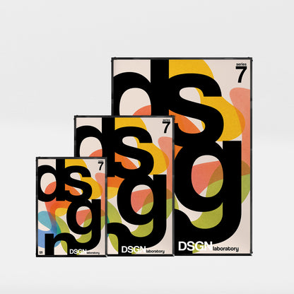 「DSGN Laboratory Series 7」グラフィックアートポスター