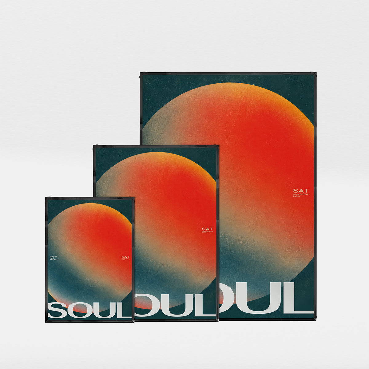 「SOUL」ヴィンテージミュージックポスター