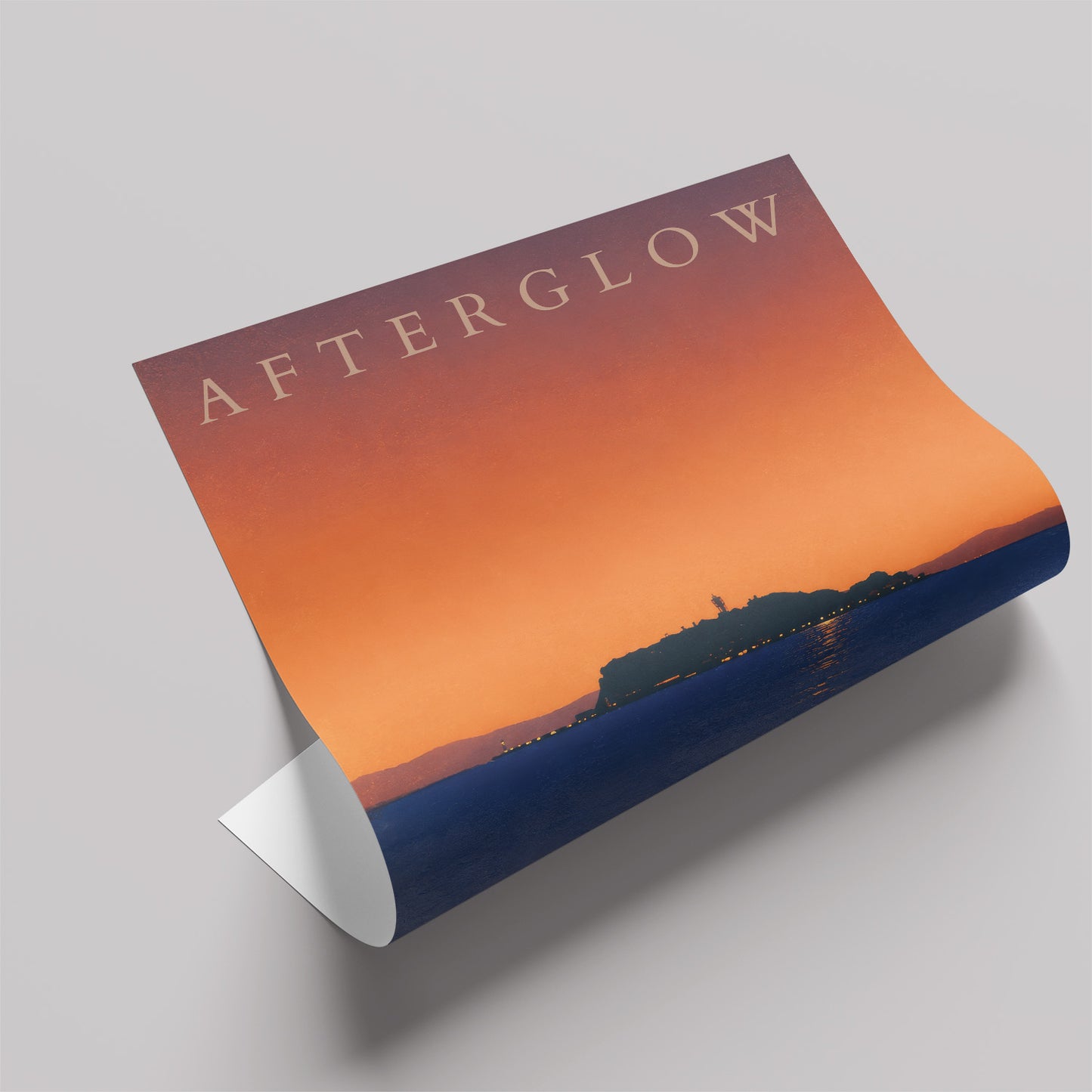 「AFTERGLOW Enoshima」トラベルポスター
