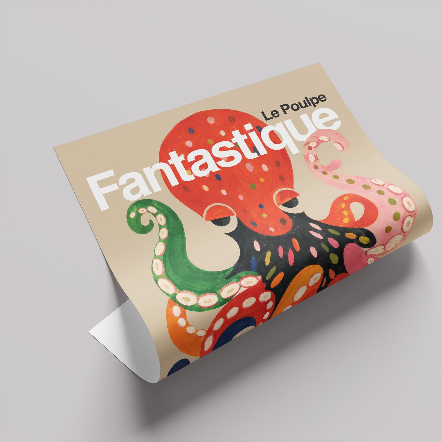 「LE POULPE FANTASTIQUE」グラフィックアートポスター