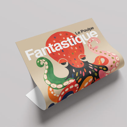 「LE POULPE FANTASTIQUE」グラフィックアートポスター