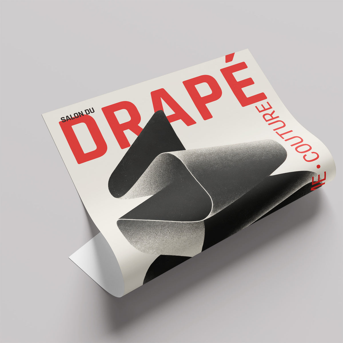 「SALON DU DRAPÉ」ヴィンテージファッションポスター