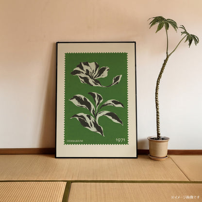 「HERBARIUM 1971」ボタニカルスタンプポスター