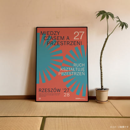 「MIĘDZY CZASEM」グラフィックアートポスター