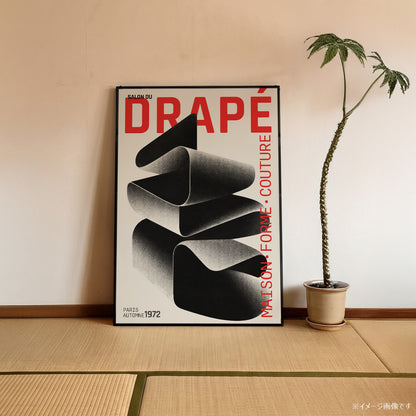 「SALON DU DRAPÉ」ヴィンテージファッションポスター