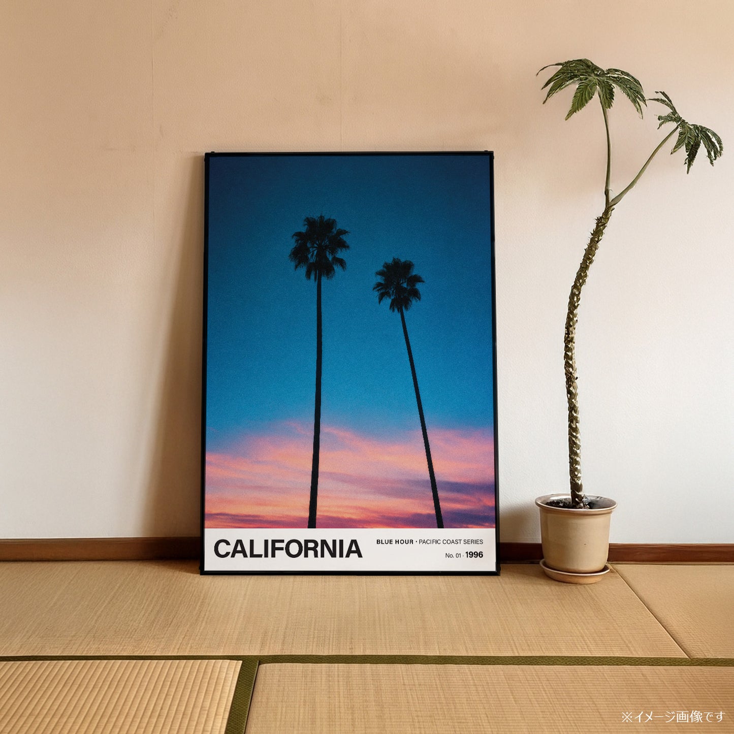 「CALIFORNIA Blue Hour」トラベルフォトポスター