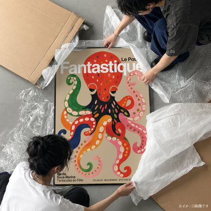 「LE POULPE FANTASTIQUE」グラフィックアートポスター