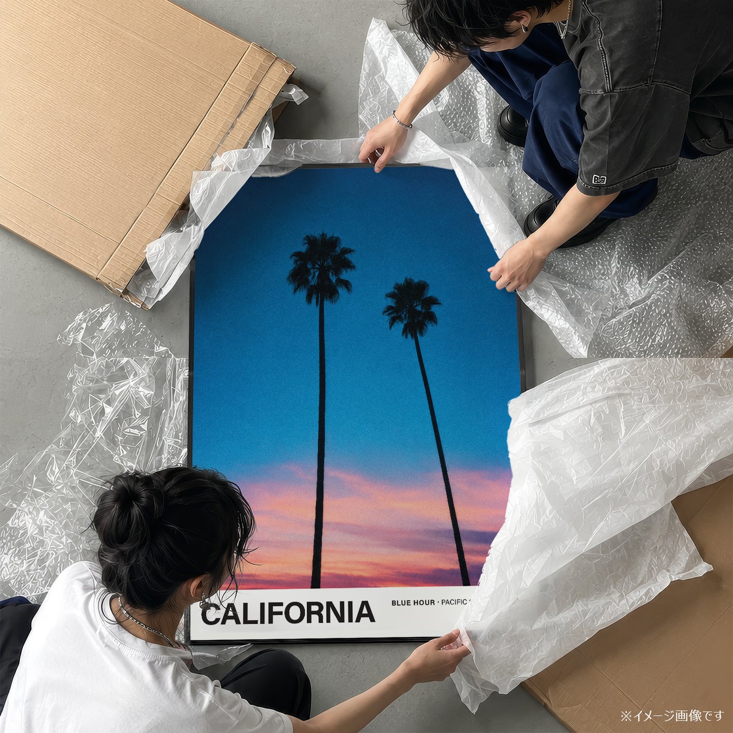 「CALIFORNIA Blue Hour」トラベルフォトポスター