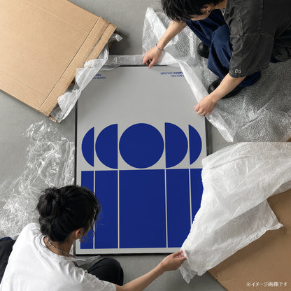 「PHASE STUDY」グラフィックアートポスター