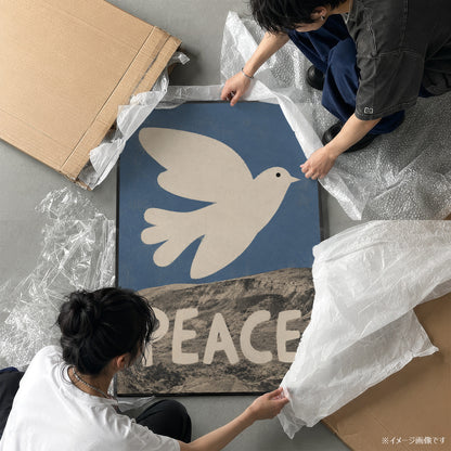 「PEACE Dove」タイポグラフィポスター