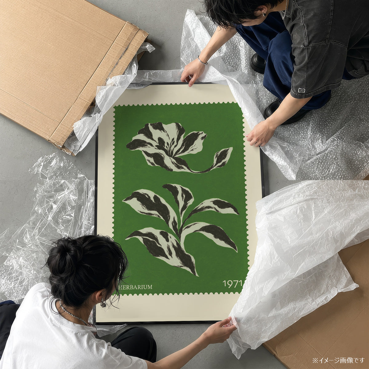 「HERBARIUM 1971」ボタニカルスタンプポスター