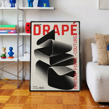 「SALON DU DRAPÉ」ヴィンテージファッションポスター