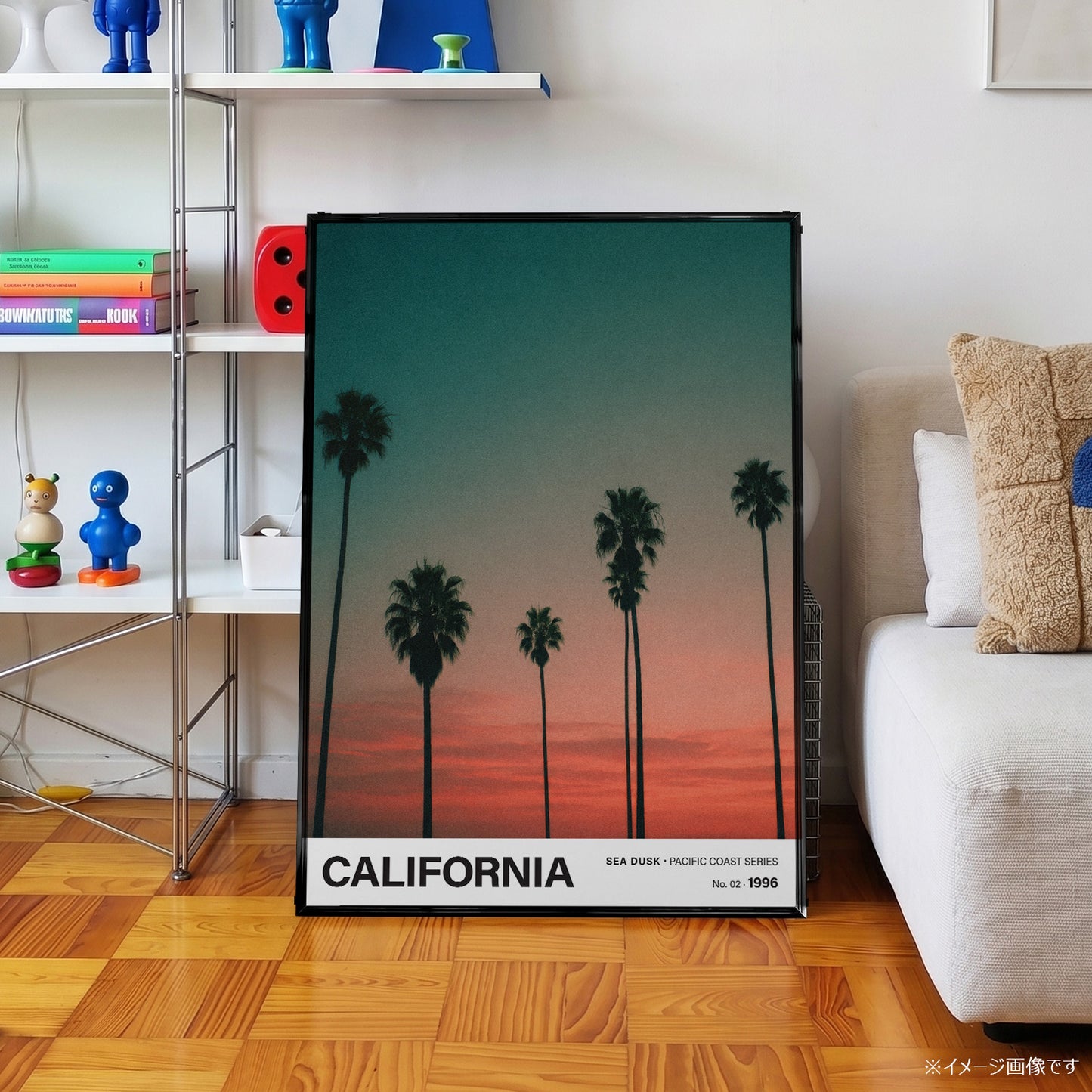 「CALIFORNIA Sea Dusk」トラベルフォトポスター