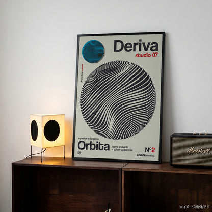 「Deriva Orbita No.2」グラフィックアートポスター