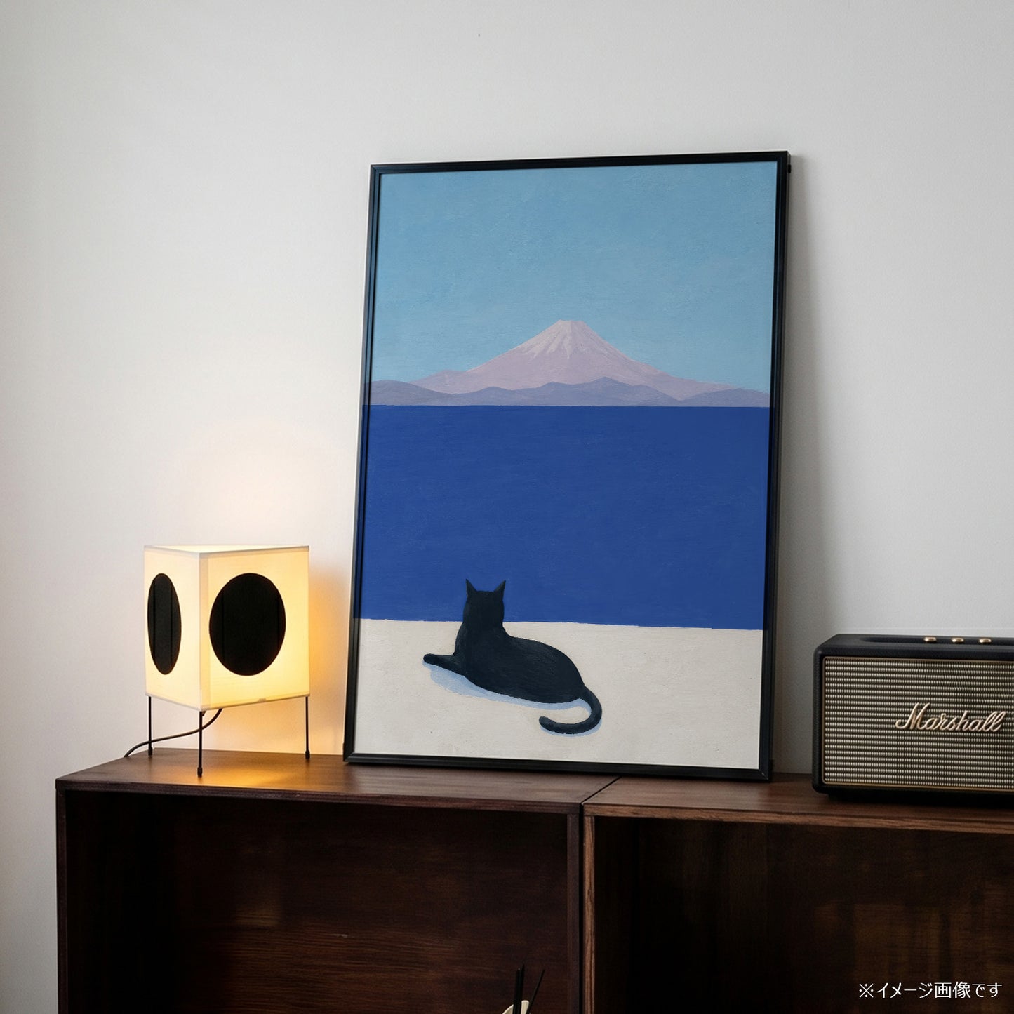 「Cat & Fuji」キャットアートポスター