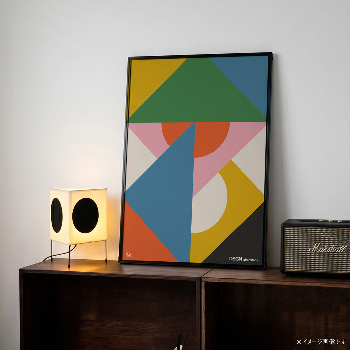 「DSGN Laboratory Tangram」グラフィックアートポスター