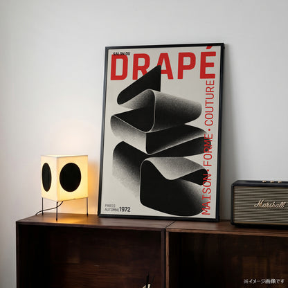 「SALON DU DRAPÉ」ヴィンテージファッションポスター