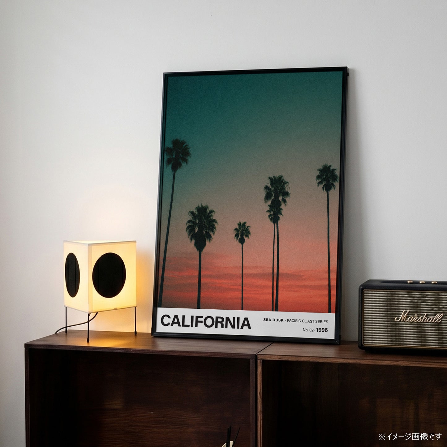 「CALIFORNIA Sea Dusk」トラベルフォトポスター