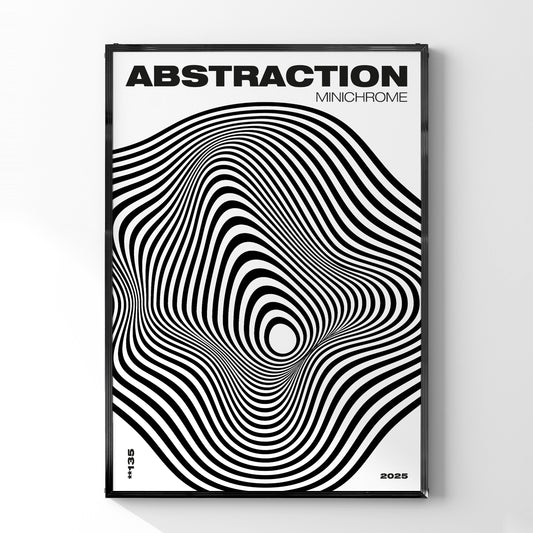「ABSTRACTION」アブストラクトポスター