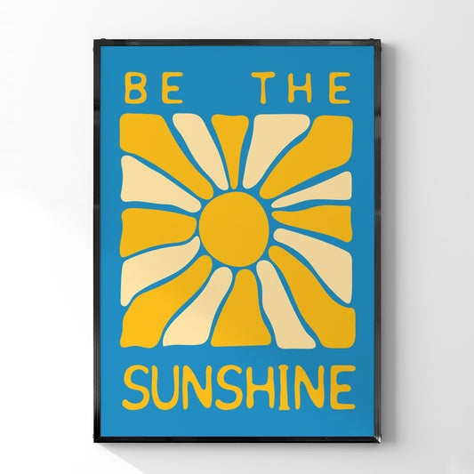 レトロポスター「Be the sanshine」