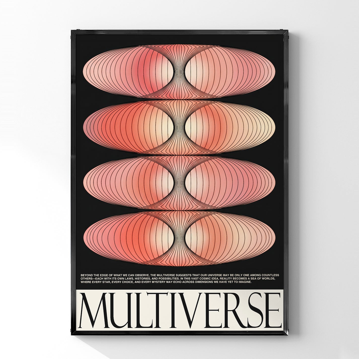 「MULTIVERSE」サイエンスアートポスター