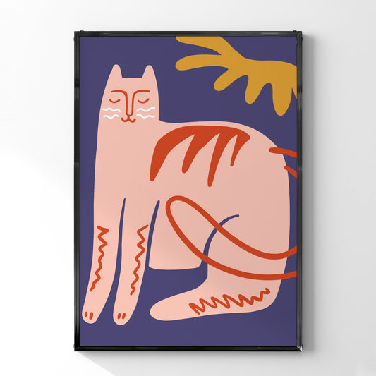 猫のアートポスター